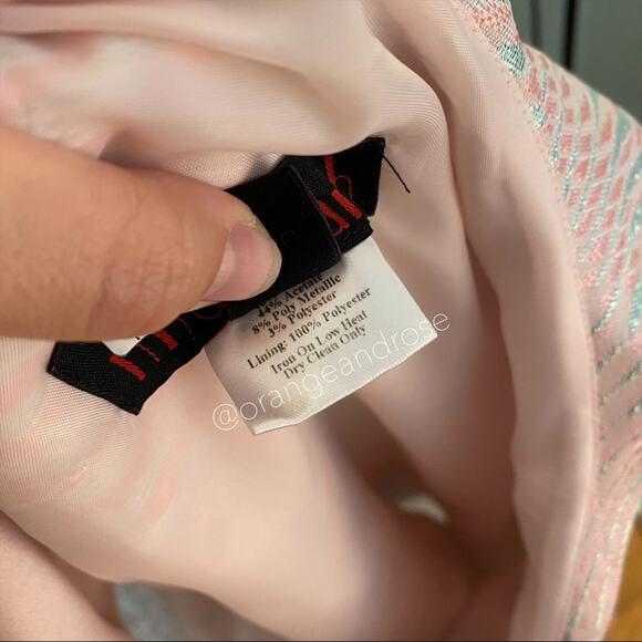 Nha khanh Blue Pink One Shoulder Dress 8 - Picture 10 of 15